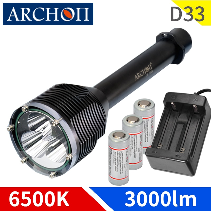 ARCHON D33 6500K ̺ Ʈ 3 * XM-L2 U2 ִ 3000..